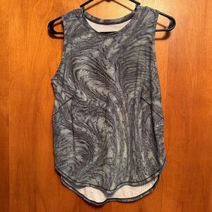 Lululemon Tank Top Blue Swirl 6